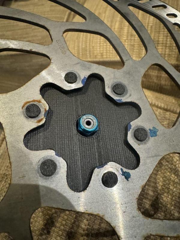 Brake Rotor to drone motor adapter plate