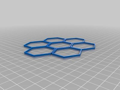 Hex Grid 40mm x 40mm
