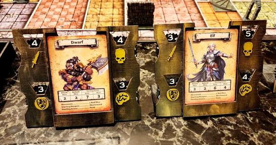 Heroquest Character Dashboard