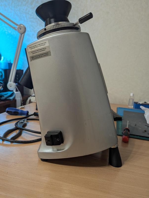 Mazzer mini feet angled 15 degrees