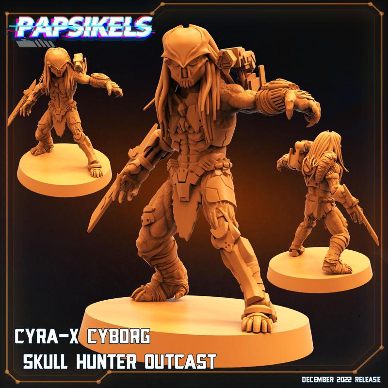CYRA-X CYBORG SKULL_HUNTER OUTCAST