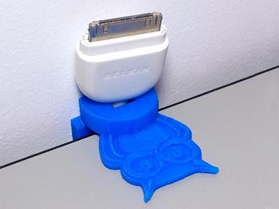 Owl Customizable Cable Holder