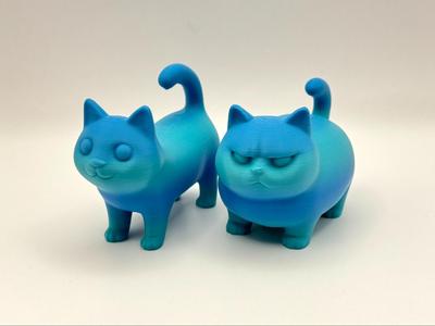 Cat Duo – Happy & Grumpy
