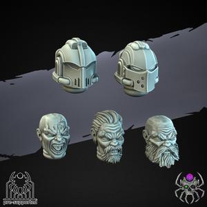 Demon Hunters Battle Squad Heads (Bits)