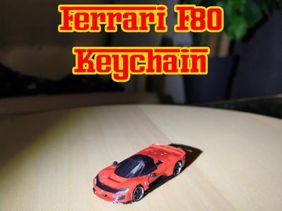 Ferrari F80 Keychain (with working wheels)