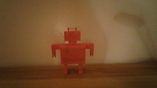 Print-in-place B.E.R.N.I.E Robot