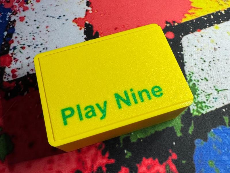 Play Nine Box Lid