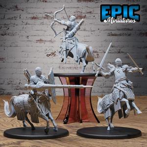 Centaur Knight Set / Royal Cavalry / Armored Warrior / Horse Human Hybrid