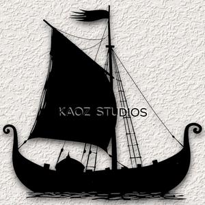 viking ship wall art nordic wall decor valhalla warrior decoration