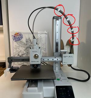 Clip for A1 cable and PTFE tube V2 updated