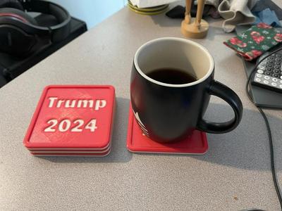 Trump 2024 Coaster