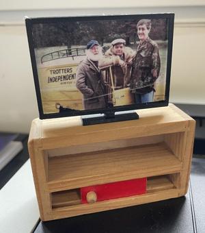 Dolls House Flat Screen TV
