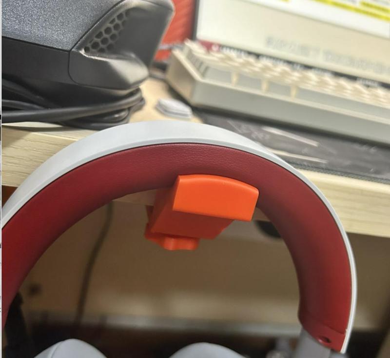 Desk headset hook