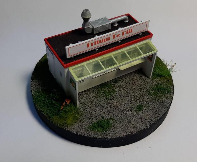 Belgian 'frietkot' 1:87 for H0