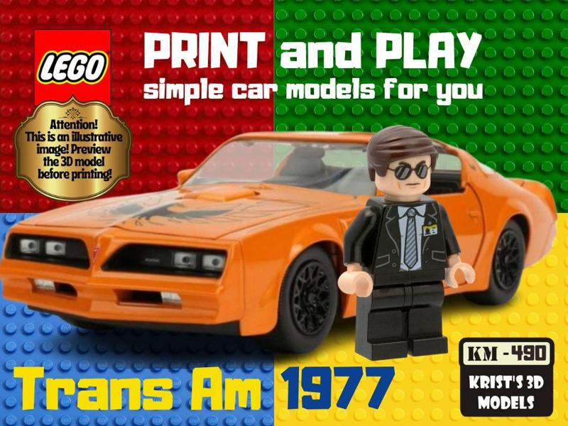 LEGO Trans Am 1977 cabrio