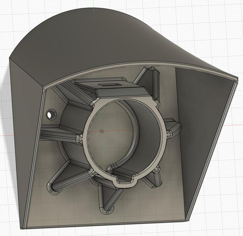 EV plug holder Typ J1772 with weather cap