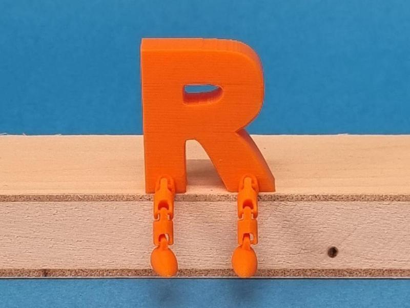 R Featuring Articulated Legs