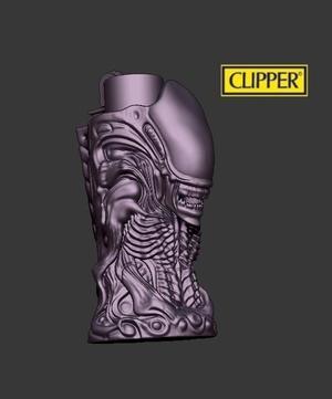 CLIPPER ALIEN GIGER LIGHTER CASE