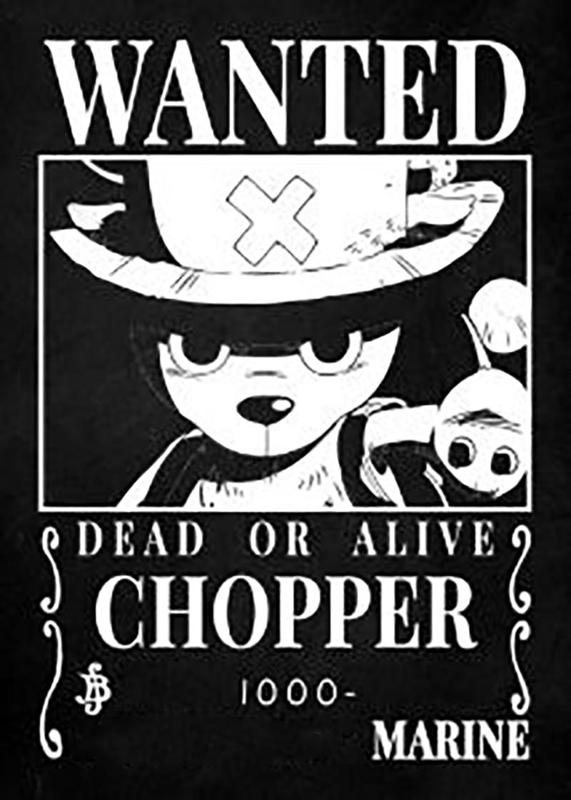 One Piece / Wanted Sign / Chopper
