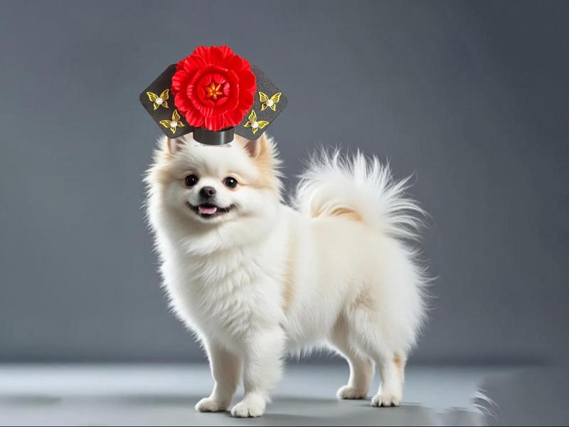 Dog Walking Companion Pet Ornament Huanhuan Hair Ornament