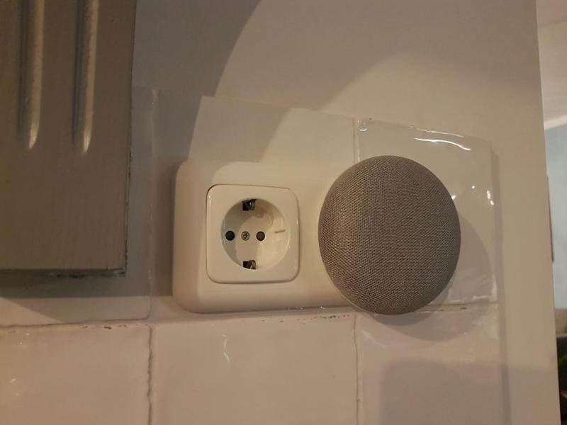 Google Home mini wall mount for Bush Jeager socker