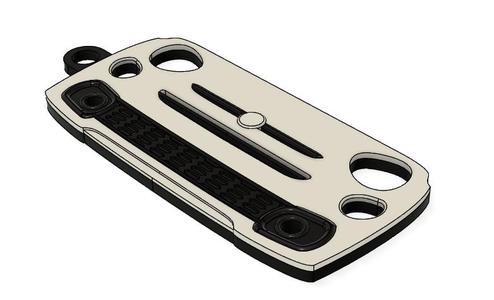 Fiat 500x keychain