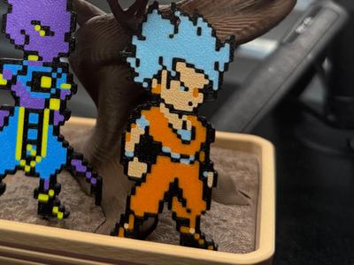 SS Blue Goku Keychain
