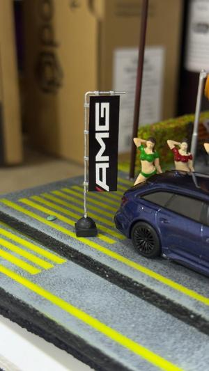 1:64 Sponsor Flags for dioramas (Advertising Flags)