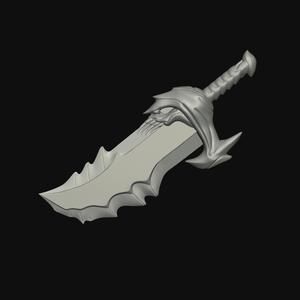 Blade of Chaos - God of War Sword (3D Print Model)