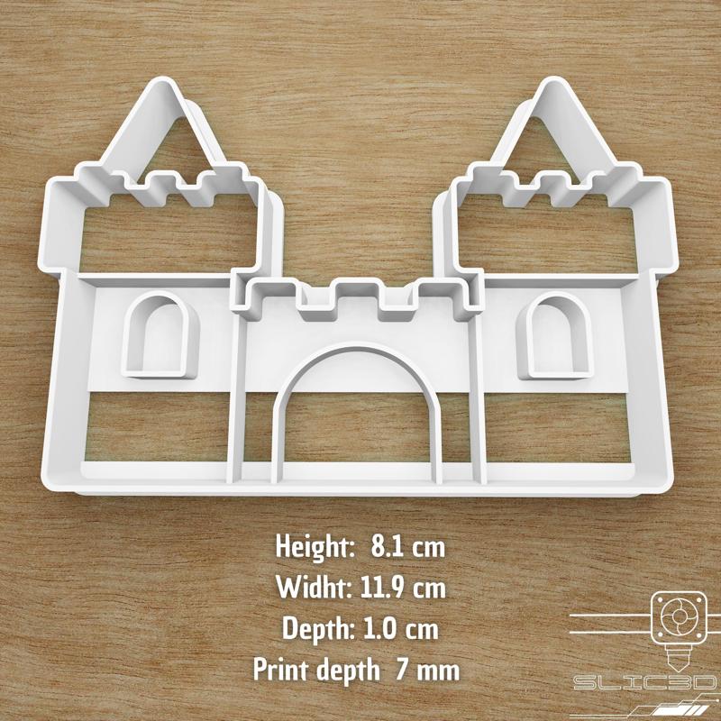 Castle Cookie Cutter, Sand Castle Cookie Cutter