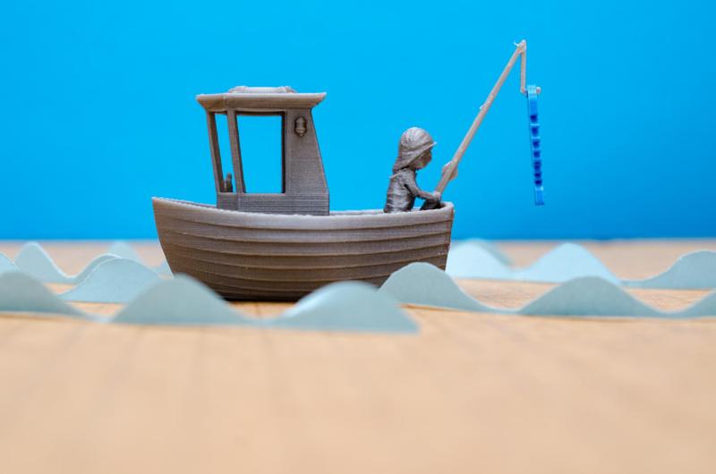 LEO the little fishing boat (visual benchy)