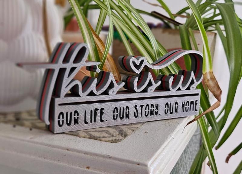 This is us home Decor familly quote