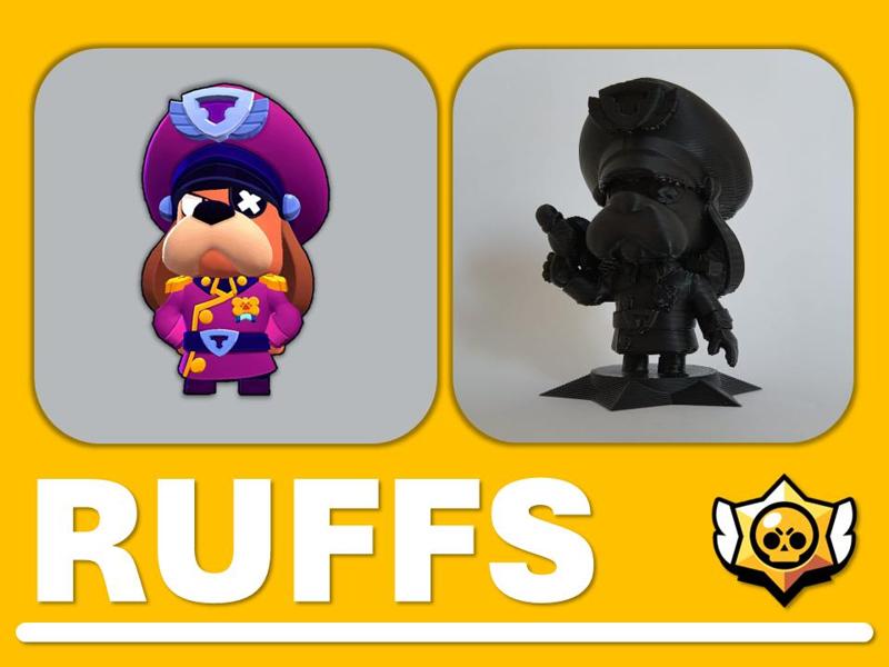 Ruffs brawl stars figurine