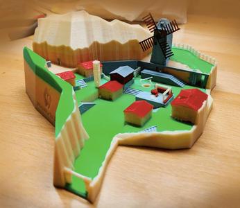 Kakariko Village - Zelda Ocarina of Time (Multicolor)