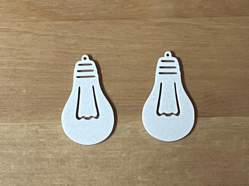 light bulb earrings