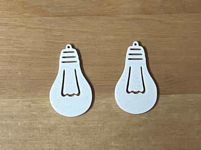 light bulb earrings