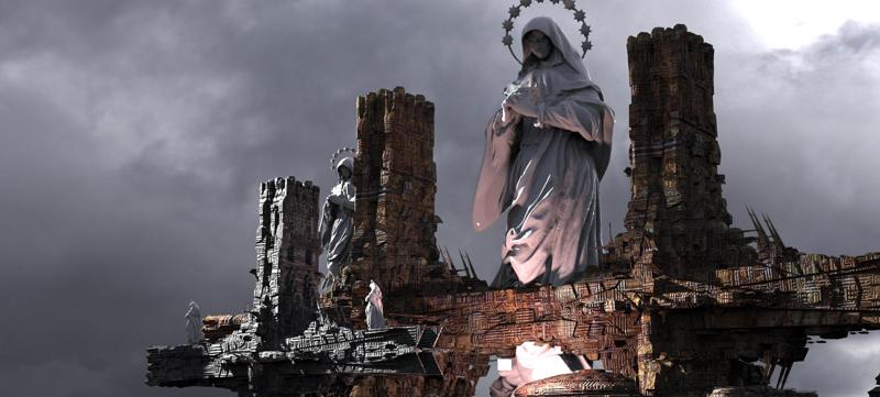 Dante's Inferno Heavens Cross Halls Kit bash 1