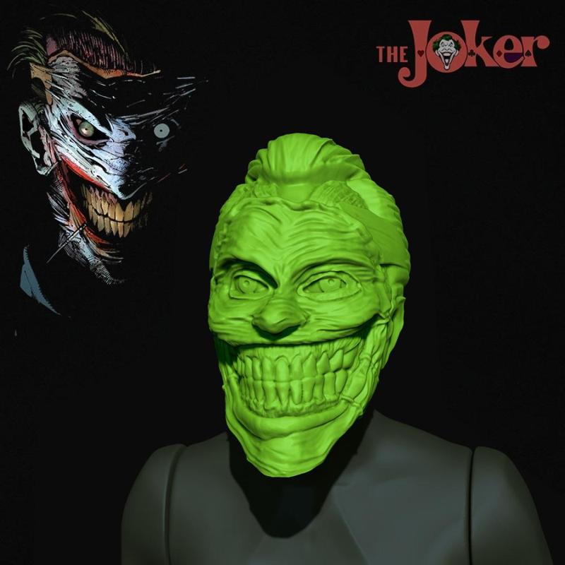 Joker Figurine Clip Head