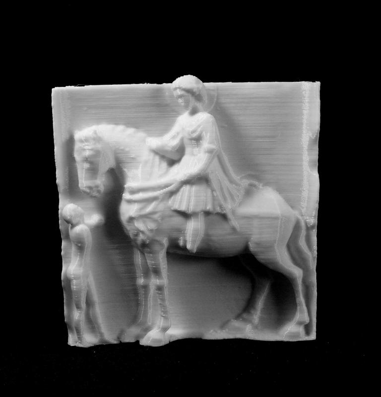 Man on Horse Relief at the Torre del Gardello, Vienna