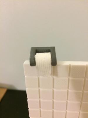 Miniature  soap & case ,  tissue holder  (bathroom)