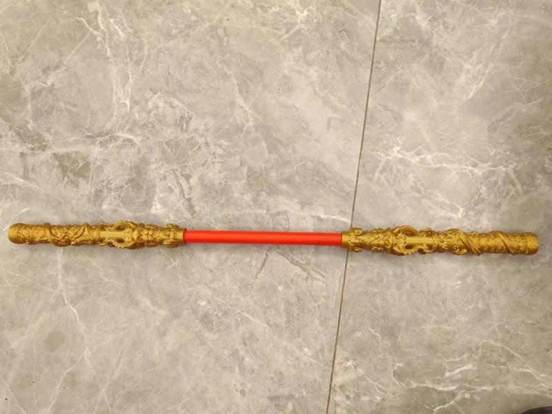 Telescopic+Ruyi+Jingu+Bang Golden Staff+Split Printing Seamless