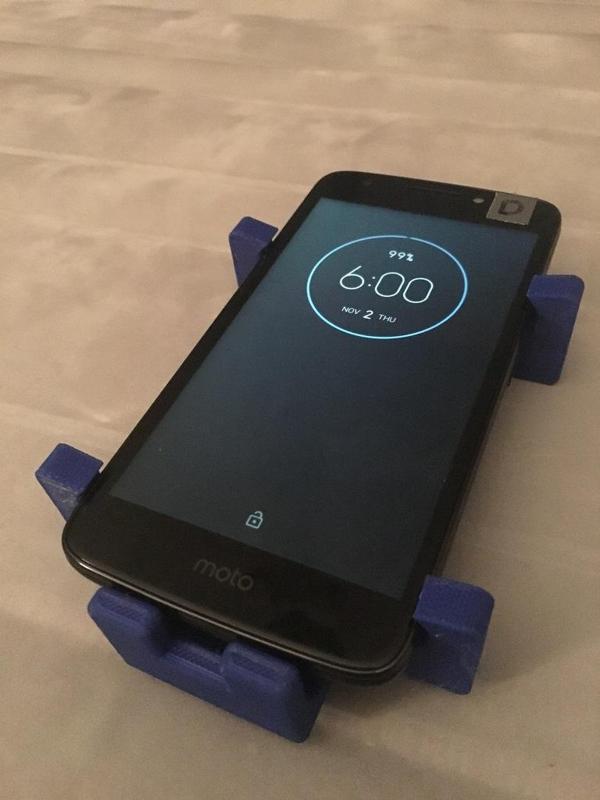 Moto E4 Phone Mount. Beefed Design.