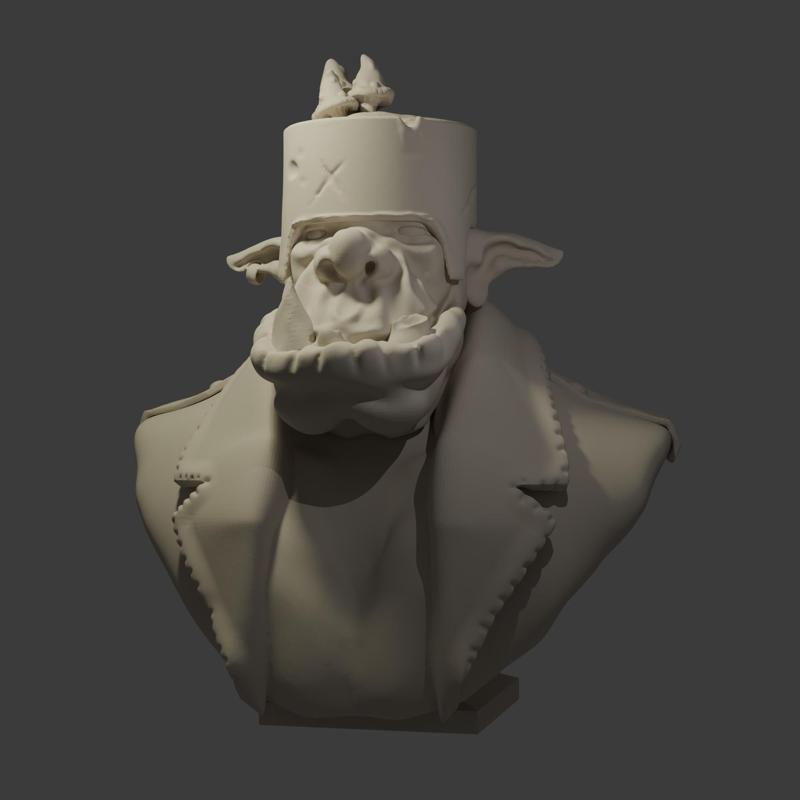 Da Shroom-Headed Ork (Bust)