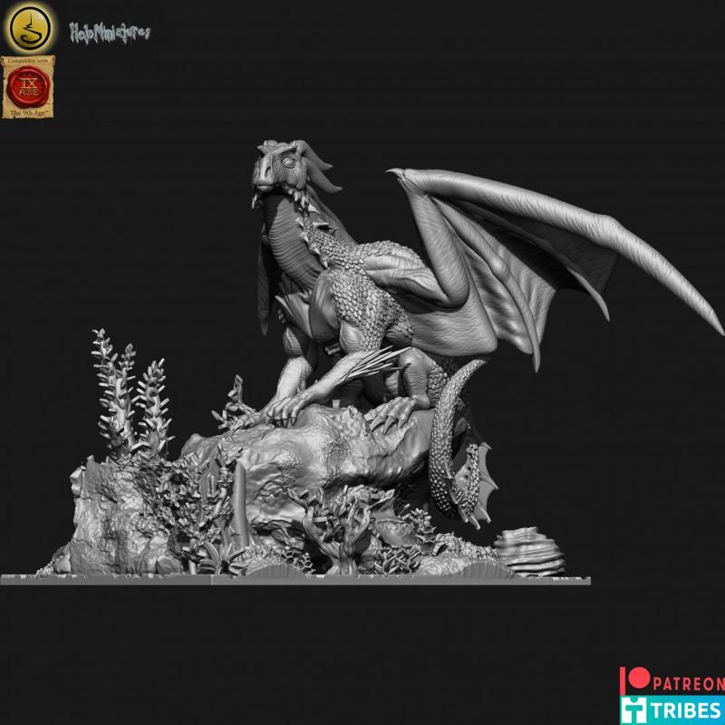 feral ancient dragon (elf)