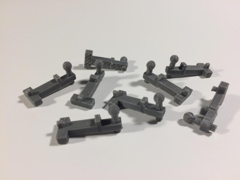 1:64 Scale Greenlight Tow Hitch (8x)