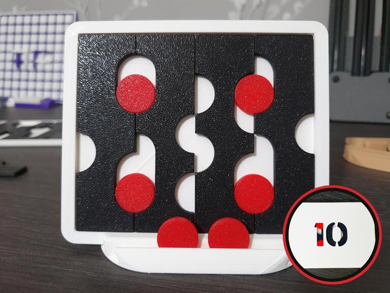 Oleo 10 Tray Puzzle With Cover - Can you solve it?