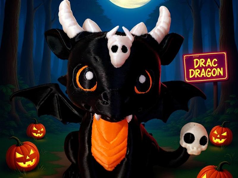 Dracula Dragon Halloween figurine 