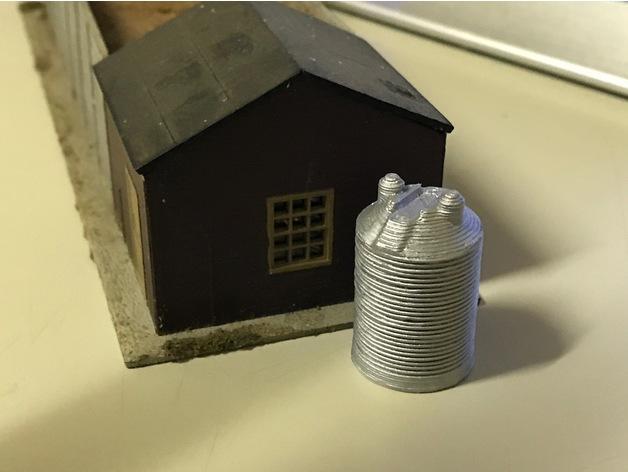 H0 scale 2m water drum