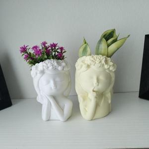 CUTE GIRL PLANTER - GARDEN SMILES