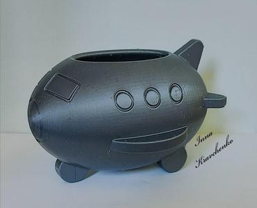Planter Holder for small things Airplane